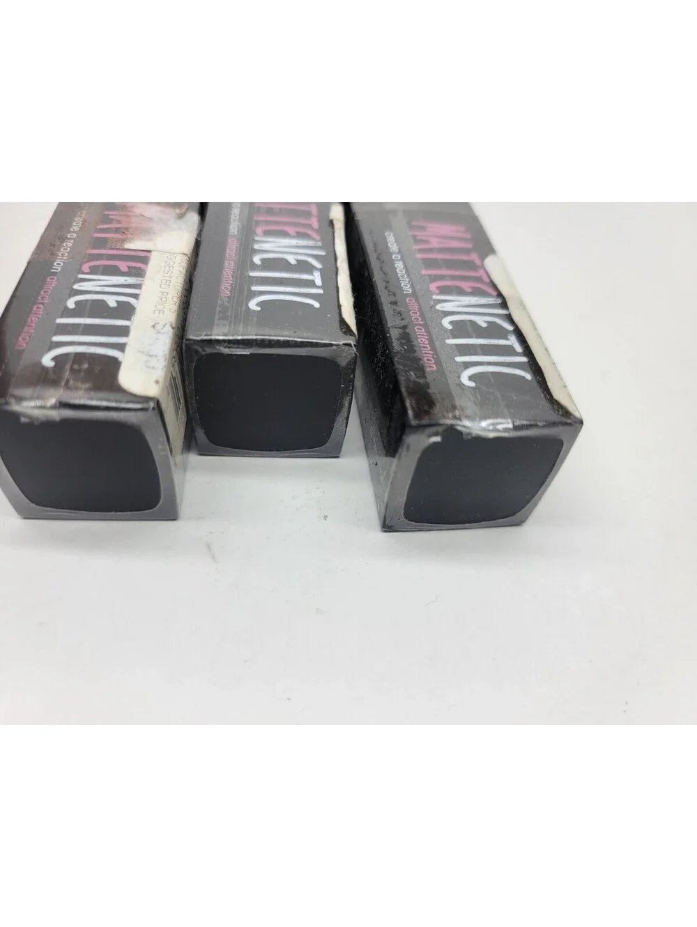 3 Pc. Glamour Dolls Mattenetic Lipstick SPARK (Nude Beige) 3.75g each Sealed